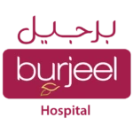Burjeel Hospital logo, healthcare client of Al Hamd Legal Translation for medical and legal document services in Dubai.