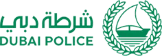Dubai Police logo, government client of Al Hamd Legal Translation for law enforcement document services in Dubai.