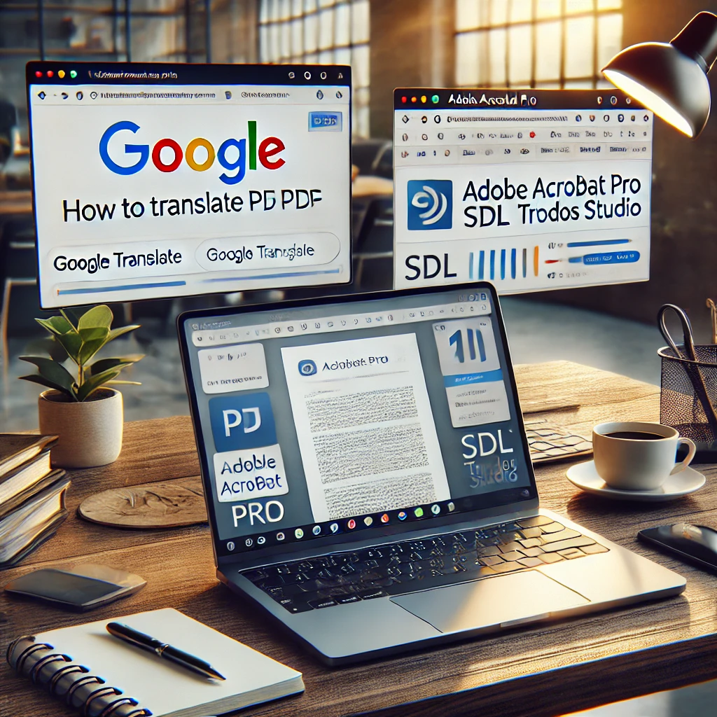 How to translate PDF documents efficiently using tools like Google Translate, Adobe Acrobat Pro, and SDL Trados Studio. Learn the best methods for accurate and professional PDF translations, maintaining original formatting for business, academic, and personal use.