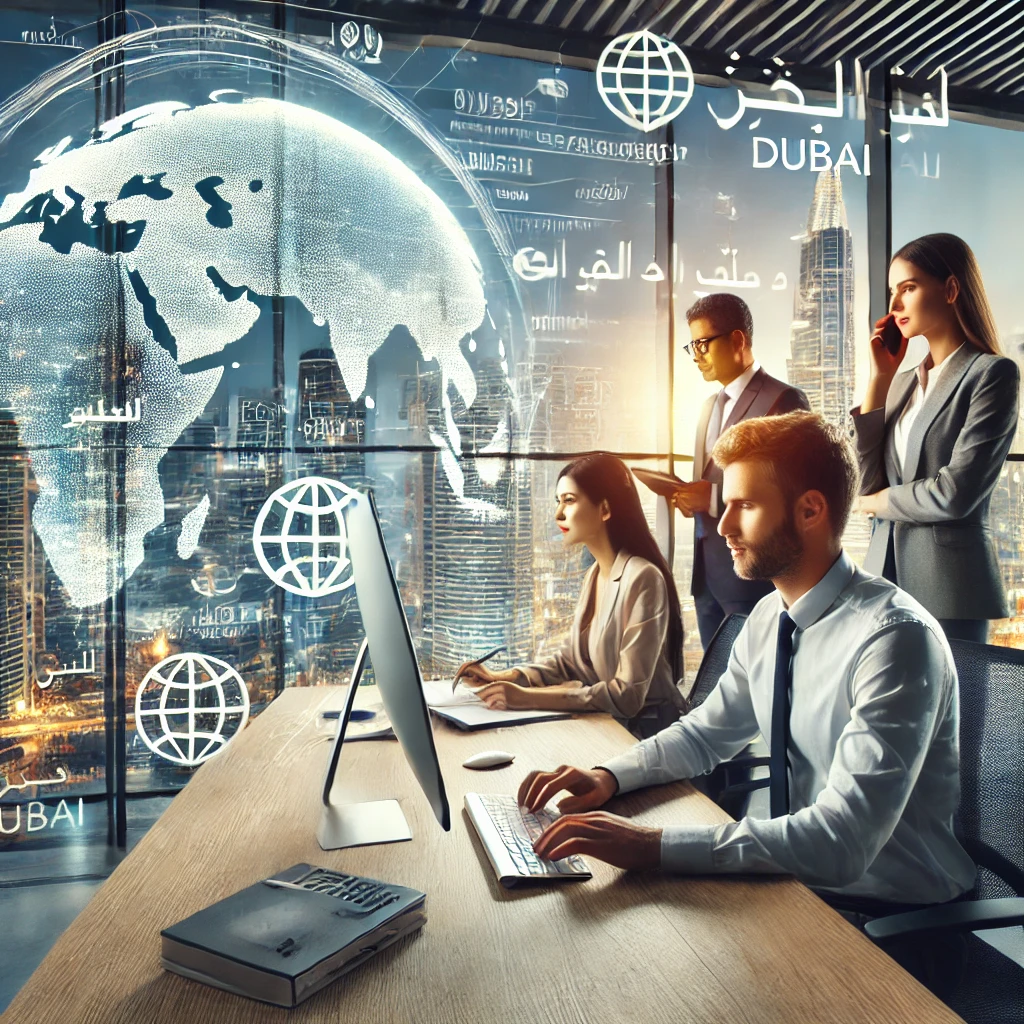 Professional translation services supporting business growth in Dubai.