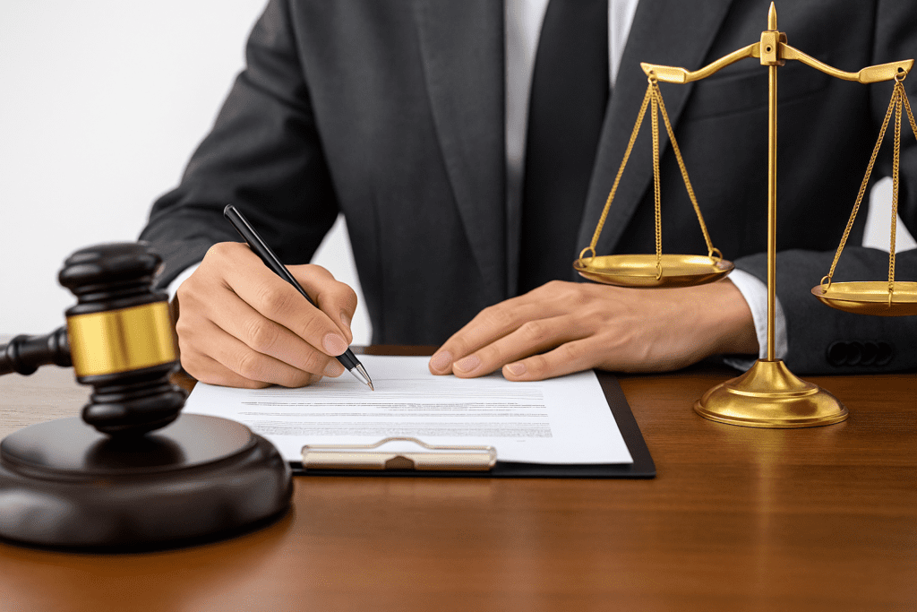 Close-up image of a professional verifying documents, symbolizing true copy attestation services in Sharjah and Ajman. Ideal for promoting legal document verification, certified notary support, and compliance-based services across the UAE. Keywords include “true copy attestation Sharjah,” “Ajman notary services,” and “legal document verification UAE.