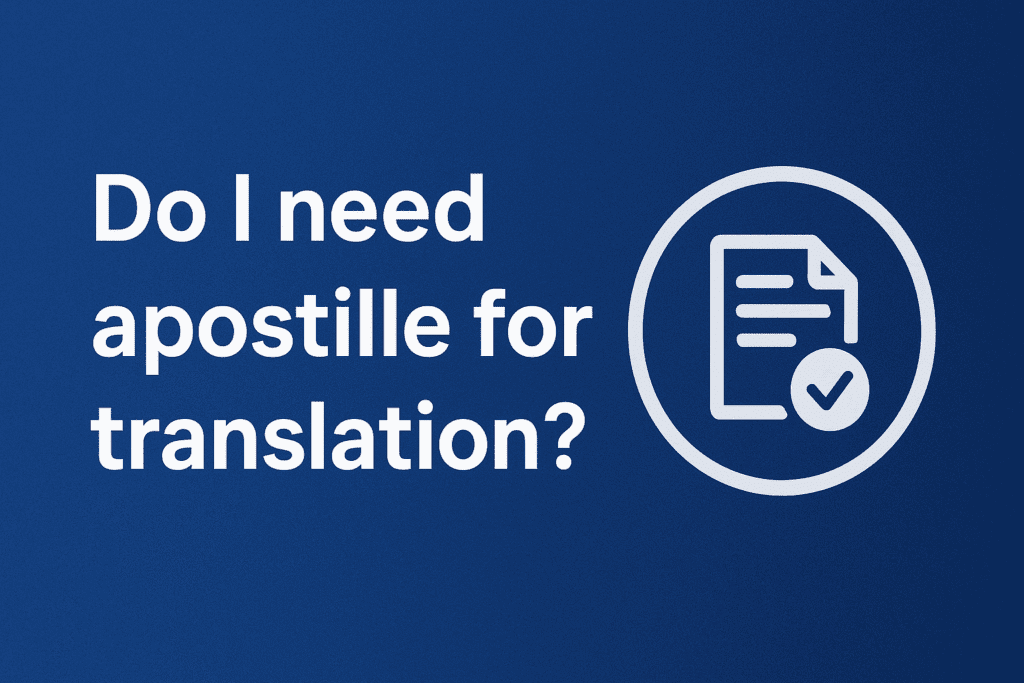 Do I need apostille for translation in Dubai UAE – certified legal translation and apostille services by Al-Hamd Legal Translation helping individuals and businesses with document legalization and international recognition.