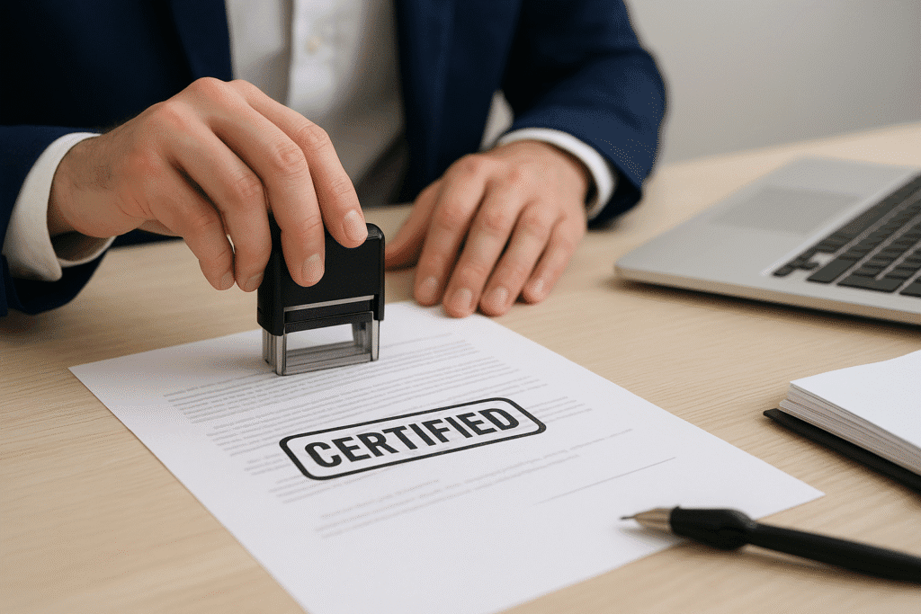 Certified translation services in Dubai and UAE for official documents including birth certificates, passports, and marriage certificates with professional legalization and attestation solutions by Al-Hamd Legal Translation.