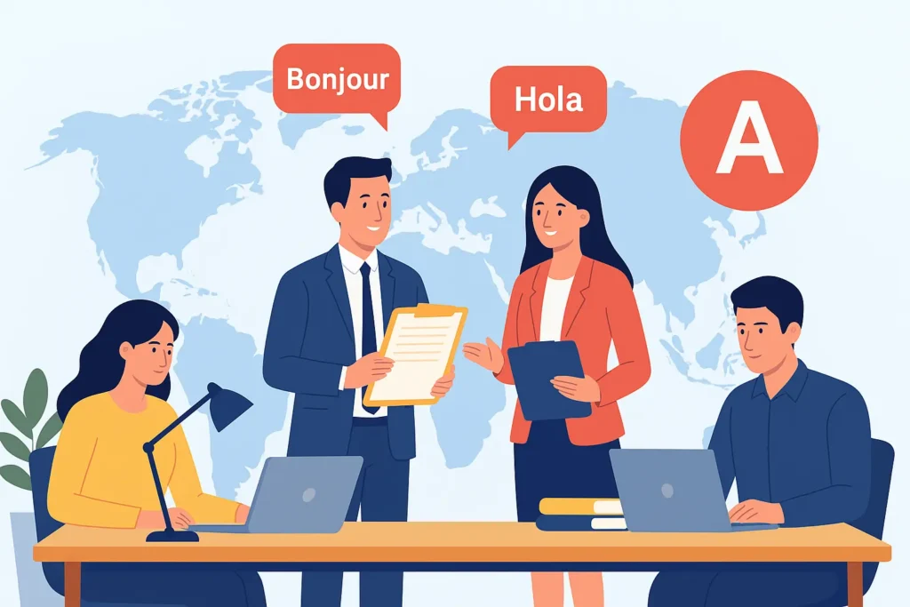 A team of expert multilingual legal translators in the UAE providing certified translation services across diverse fields for legal, business, and official documents — Al-Hamd Legal Translation Dubai
