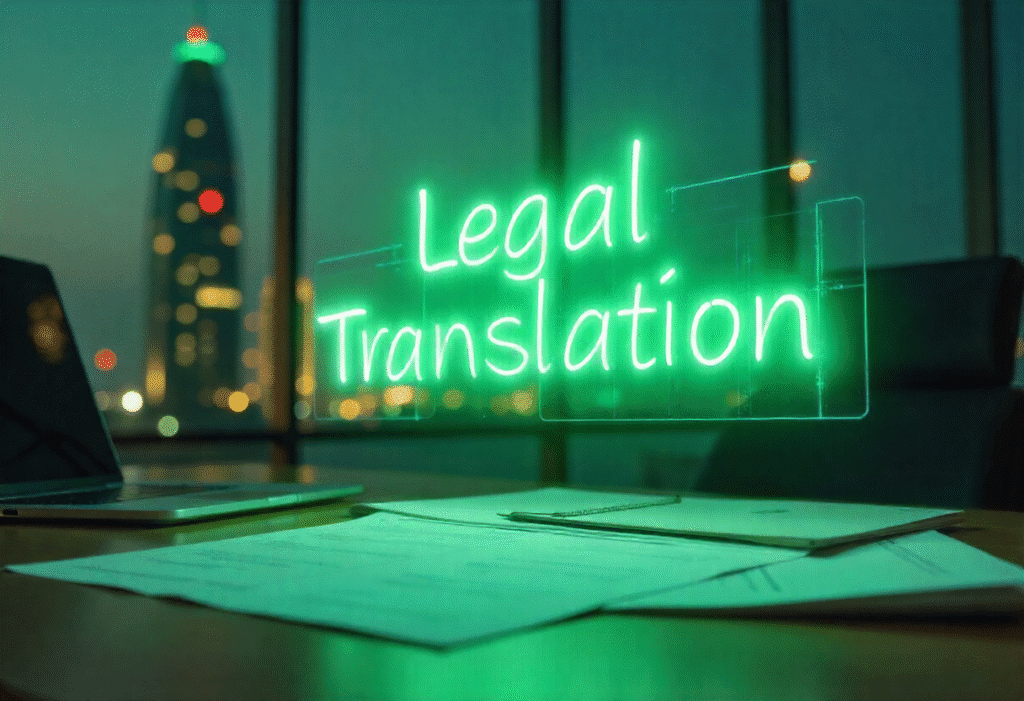 Professional legal translation service in Musaffah, Abu Dhabi — featuring certified document translation for court, business, and official use by Al-Hamd Legal Translation LLC, trusted UAE translation experts