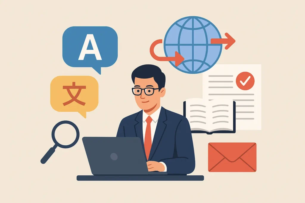 Professional marketing translation services in Dubai by Al-Hamd Legal Translation — expert translators delivering accurate, culturally adapted marketing content translation for businesses in 120+ languages. Certified and compliant translation services trusted across the UAE