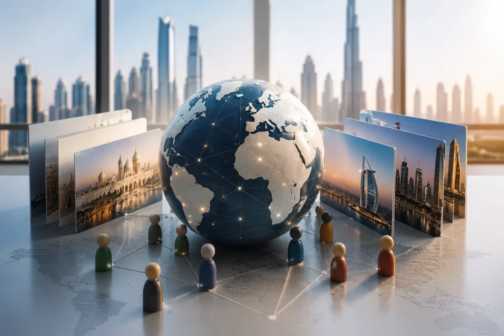 Professional translation services in the UAE connecting global brands through multilingual business communication, website localization, legal document translation, certified translation, cross-cultural marketing, and international business expansion.