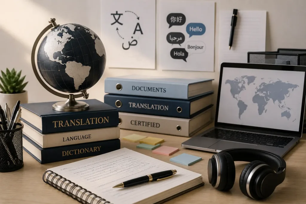 Personal document translation in Dubai with certified translation services in the UAE for official documents, multilingual communication, and personal document requirements.
