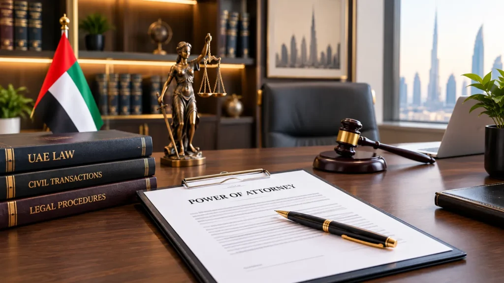 Power of Attorney Valid in Dubai with professional UAE legal services, notarized POA documentation, legal authorization, POA validity guidance, and trusted Power of Attorney services in Dubai.